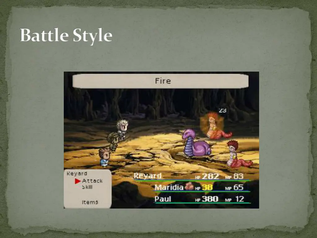 battle style