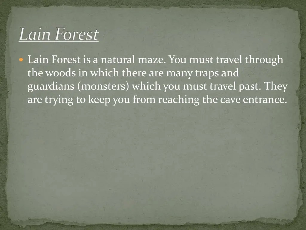 lain forest