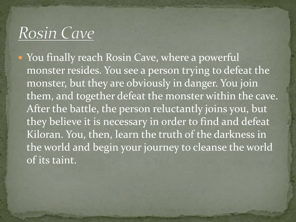 rosin cave