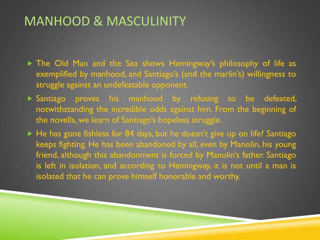 manhood masculinity