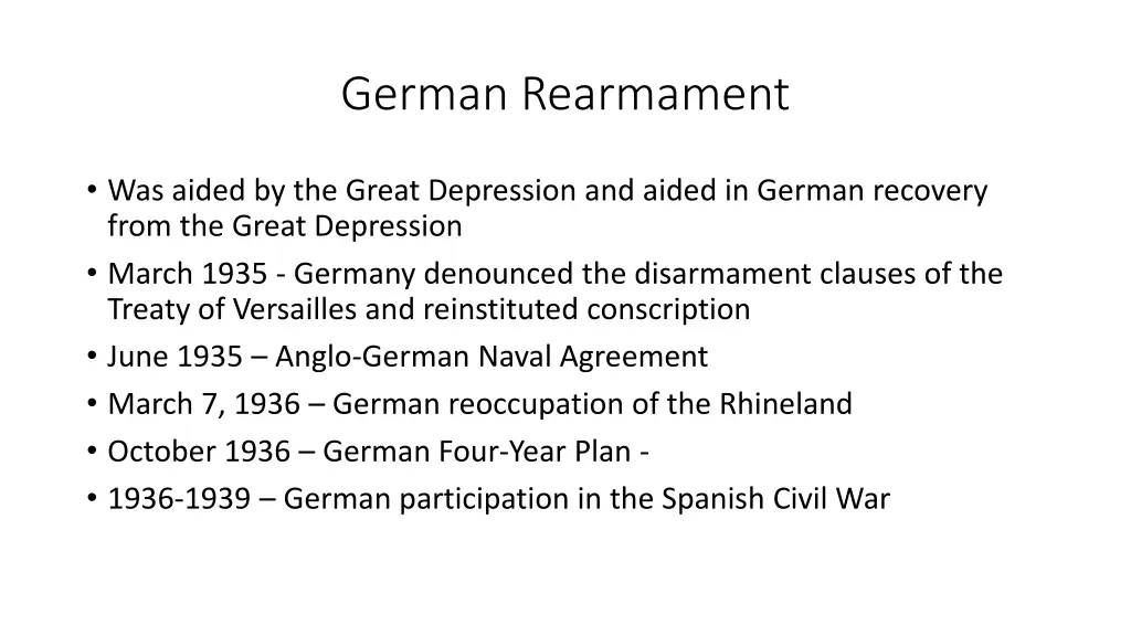 german rearmament