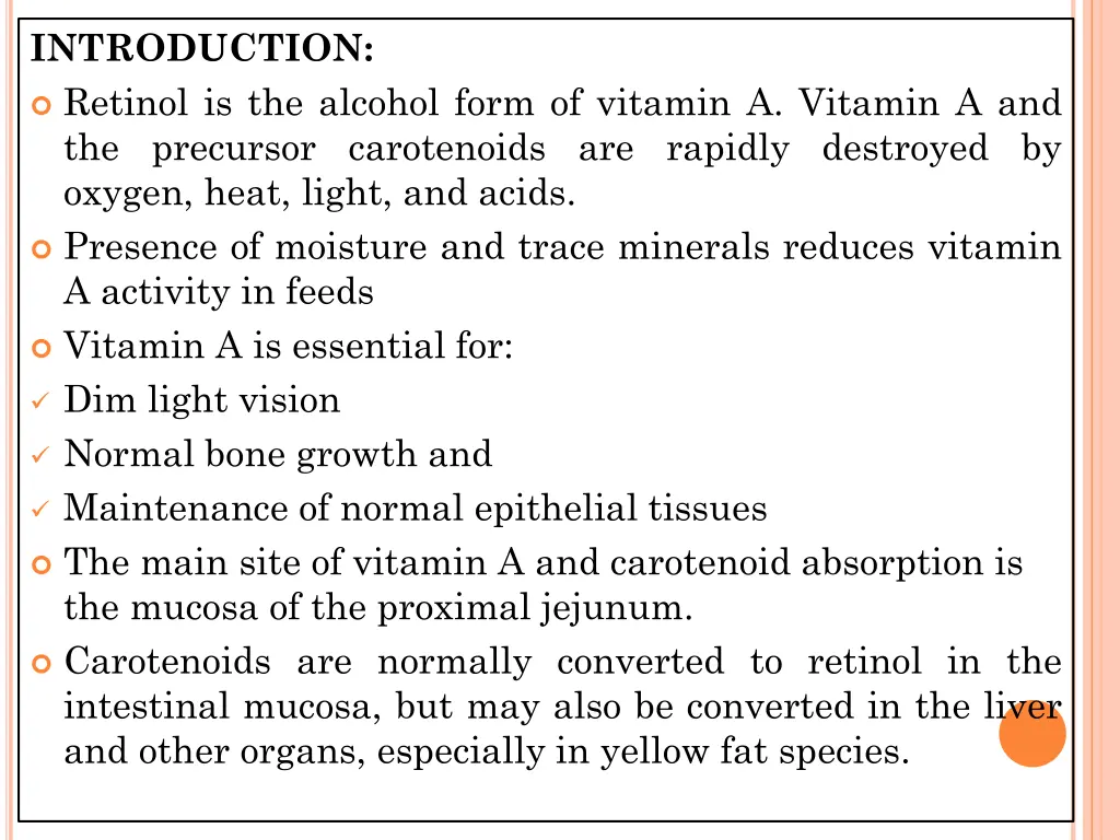 introduction retinol is the alcohol form
