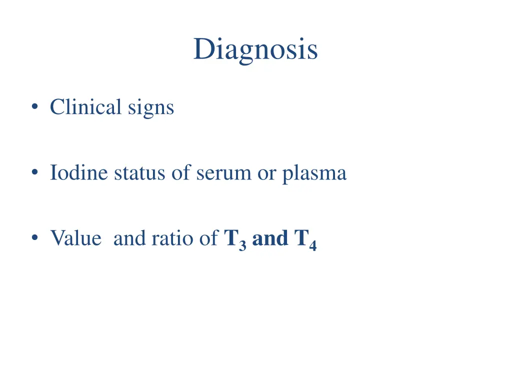 diagnosis