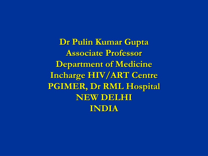 dr pulin kumar gupta associate professor