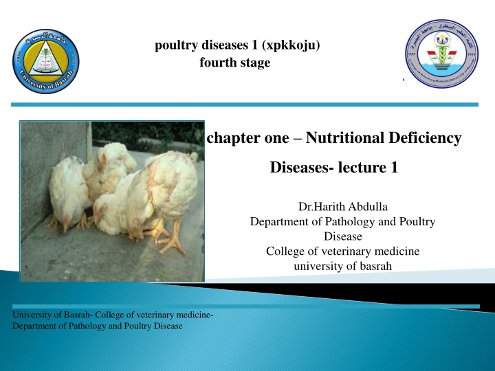 poultry diseases 1 xpkkoju fourth stage