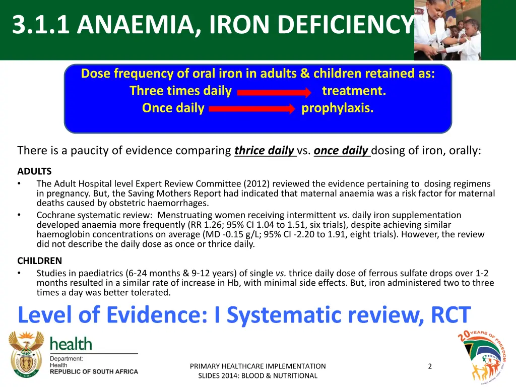 3 1 1 anaemia iron deficiency