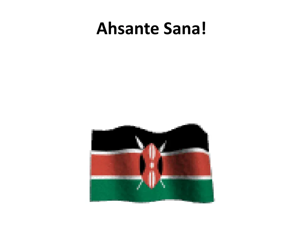 ahsante sana