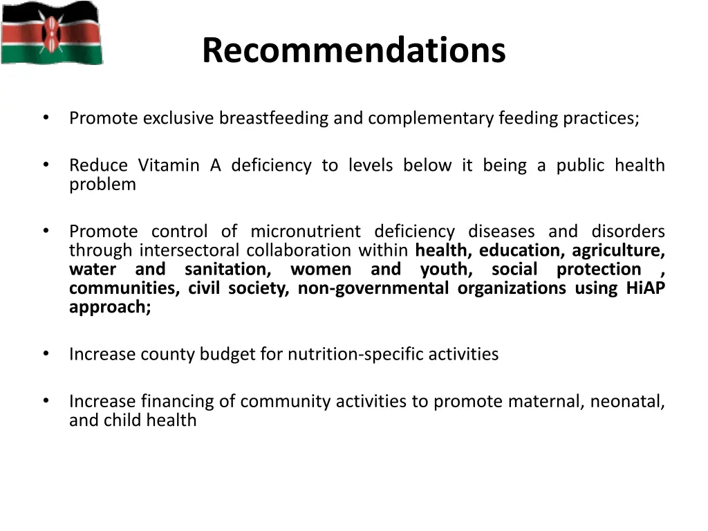 recommendations 2