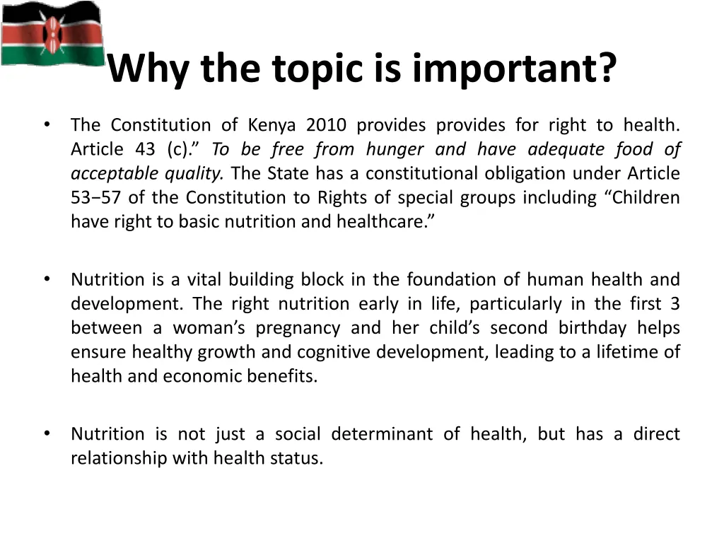 why the topic is important