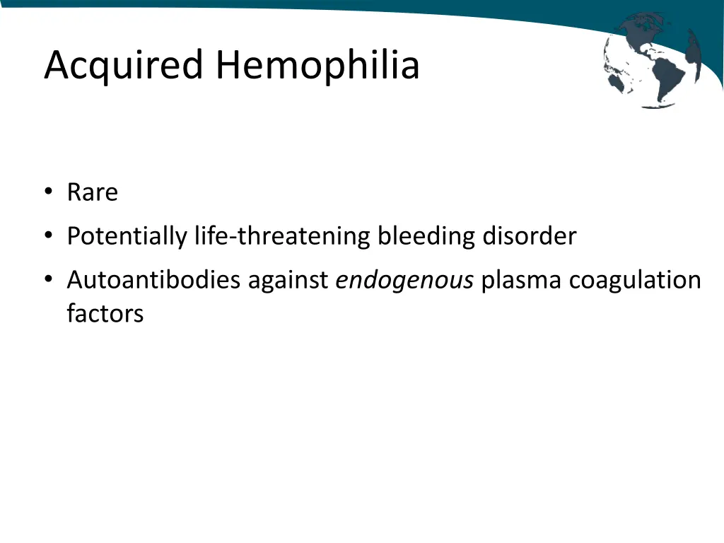 acquired hemophilia
