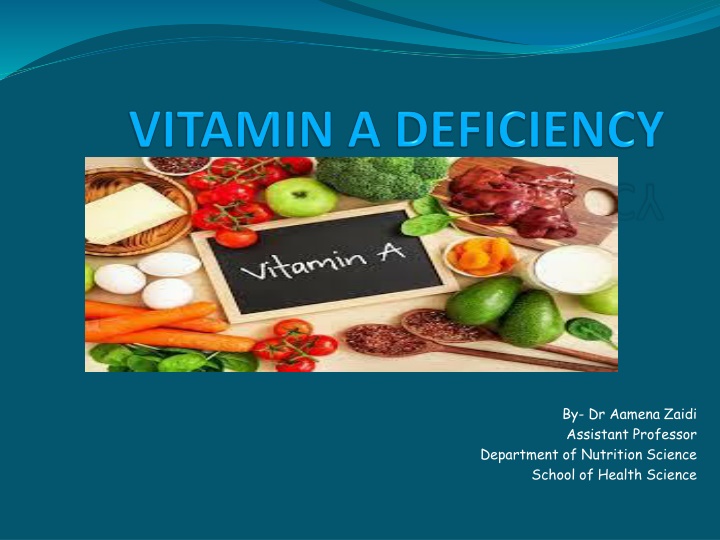by dr aamena zaidi assistant professor