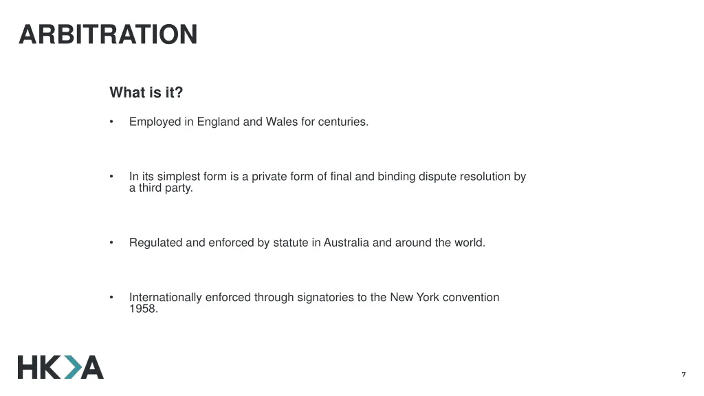 arbitration