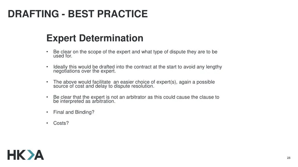 drafting best practice
