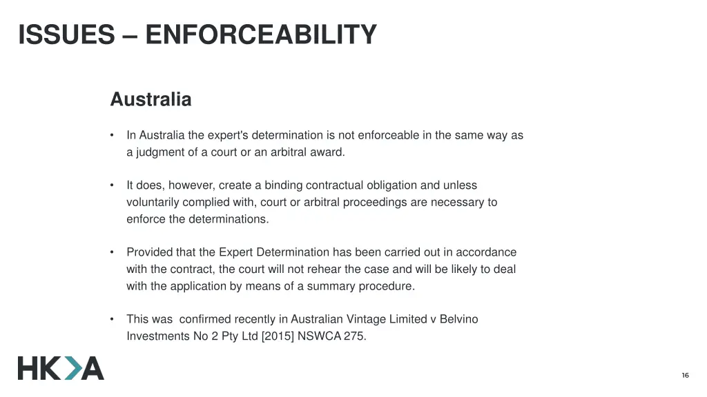 issues enforceability 1