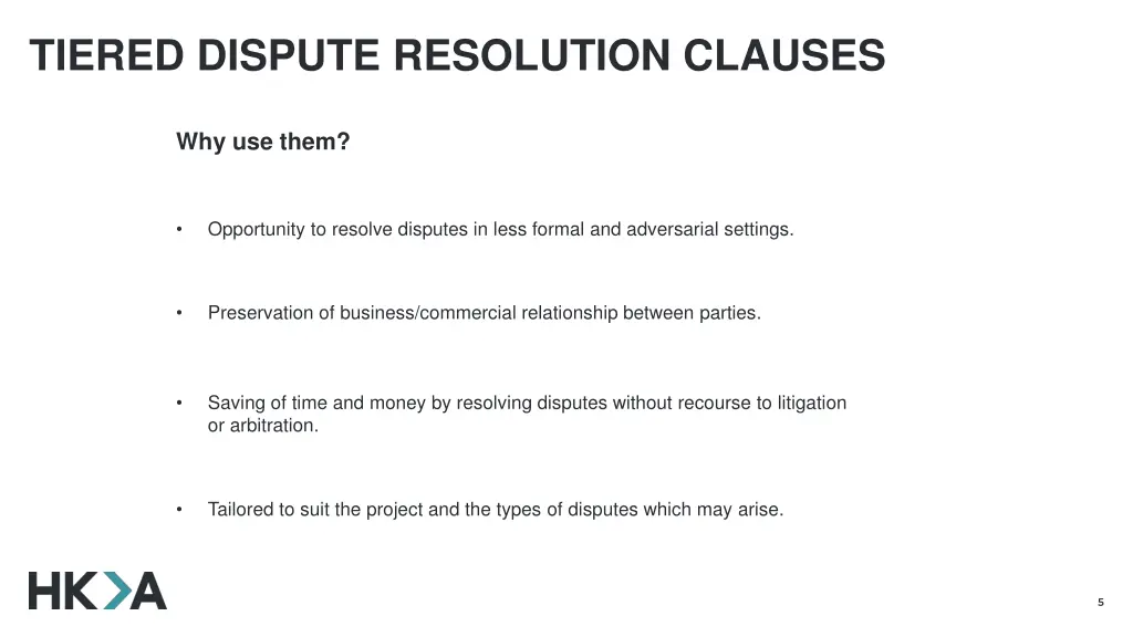 tiered dispute resolution clauses 2