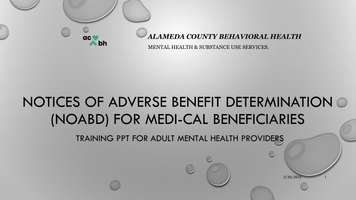 alameda county behavioral health