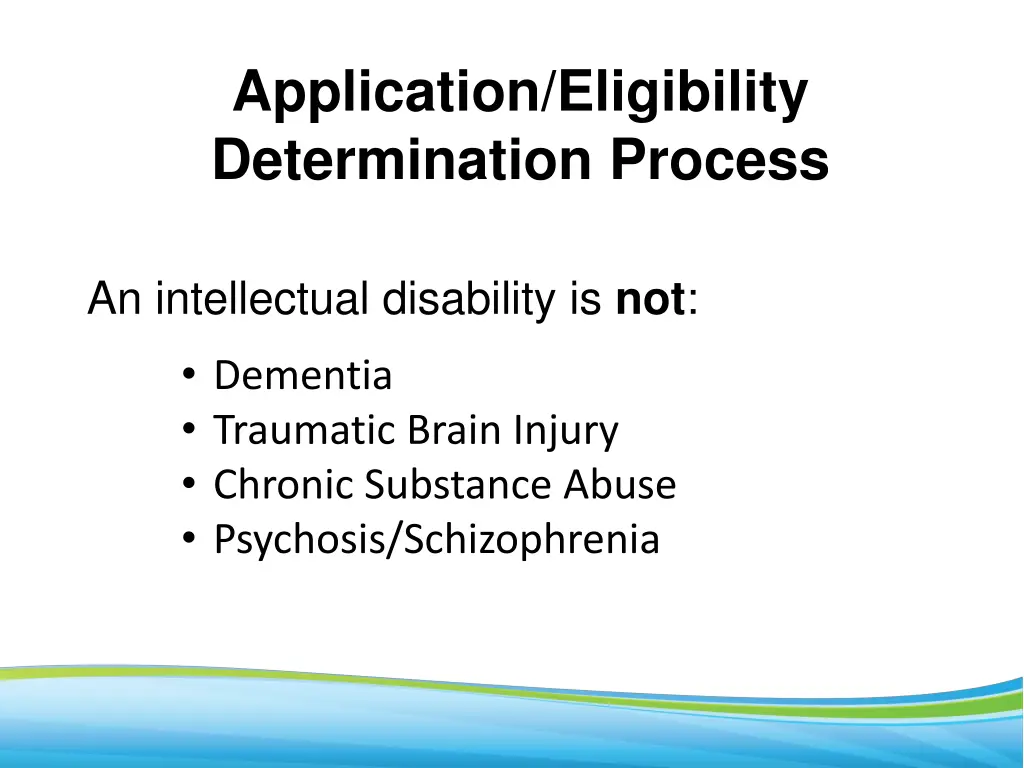 application eligibility determination process 13