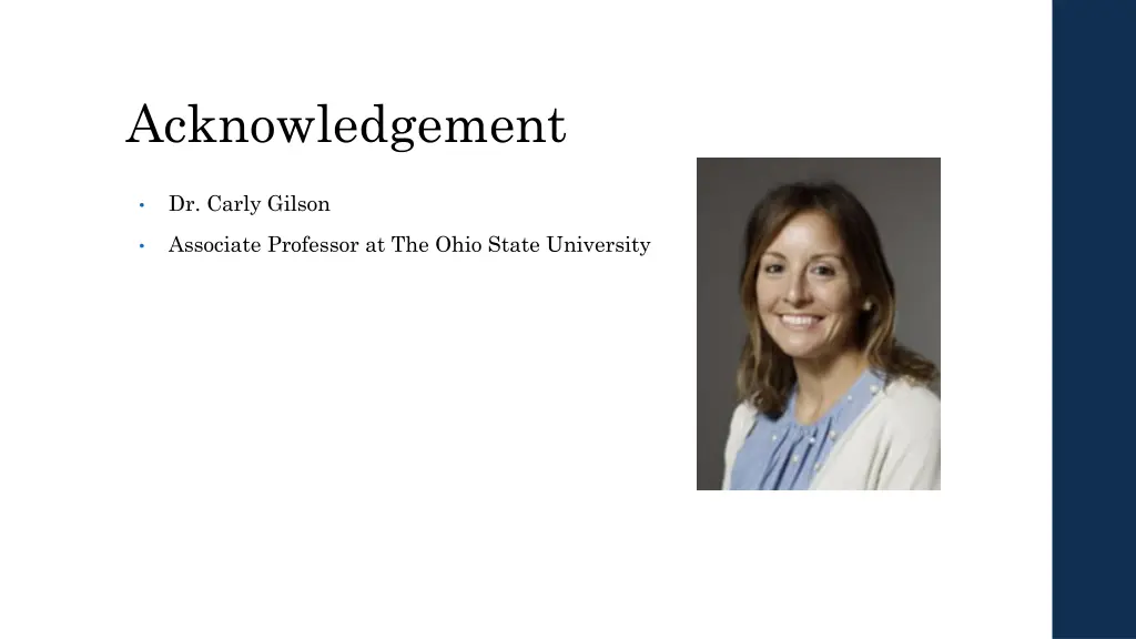 acknowledgement