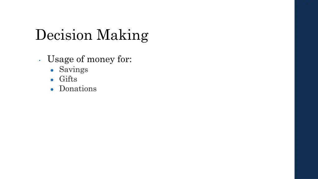 decision making