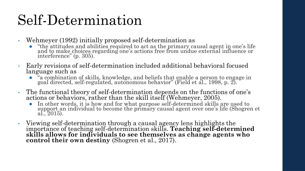 self determination