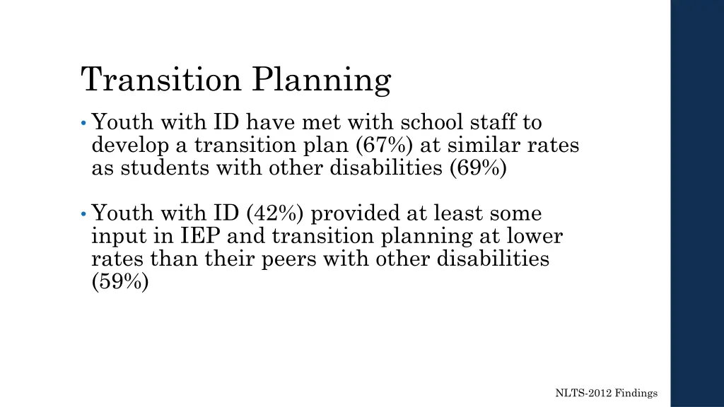 transition planning