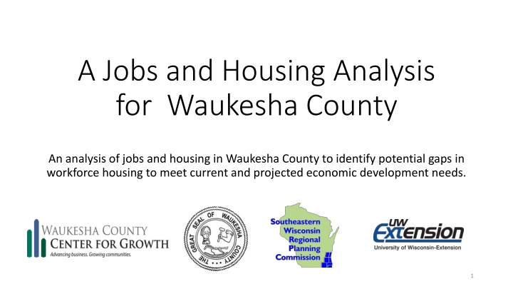 a jobs and housing analysis for waukesha county