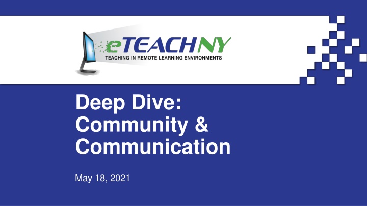 deep dive community communication