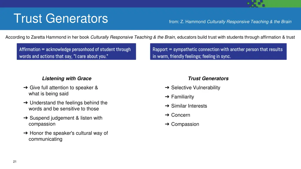 trust generators