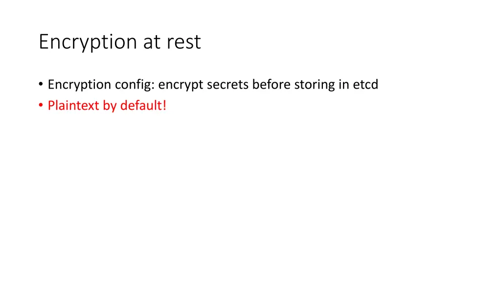 encryption at rest