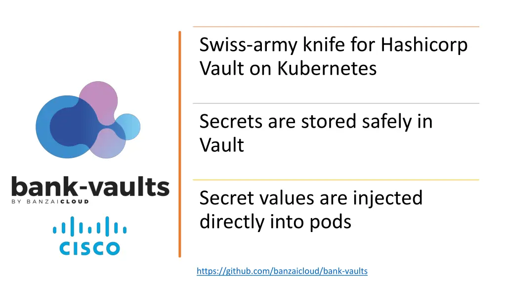 swiss army knife for hashicorp vault on kubernetes