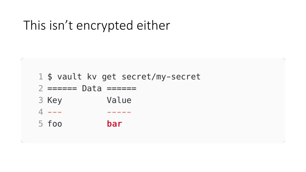 this isn t encrypted either