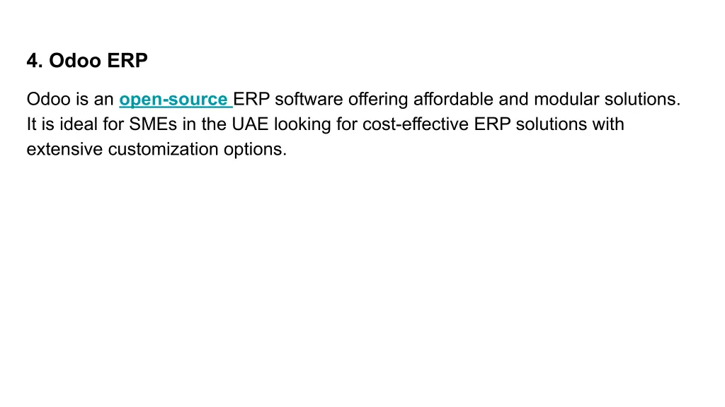 4 odoo erp