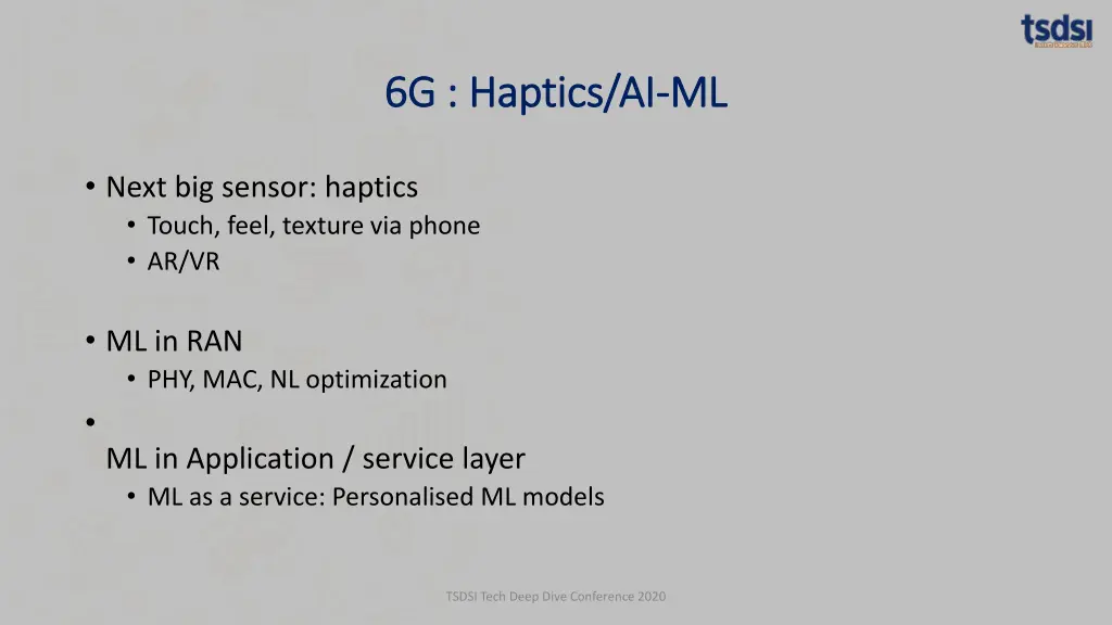 6g haptics ai 6g haptics ai ml