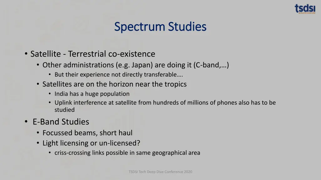 spectrum studies spectrum studies