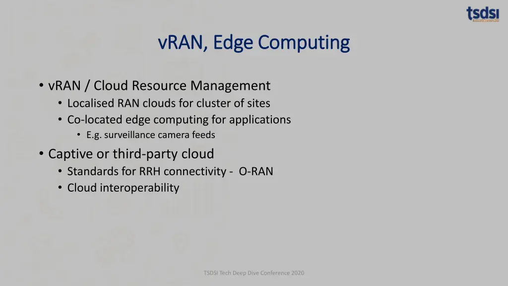 vran vran edge computing edge computing