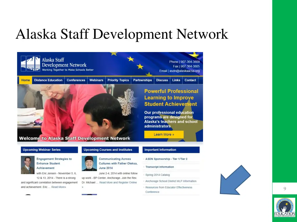 alaska staff development network
