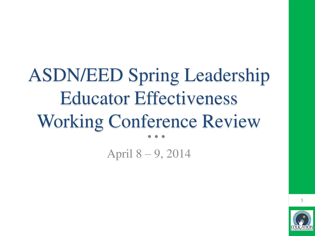 asdn eed spring leadership educator effectiveness