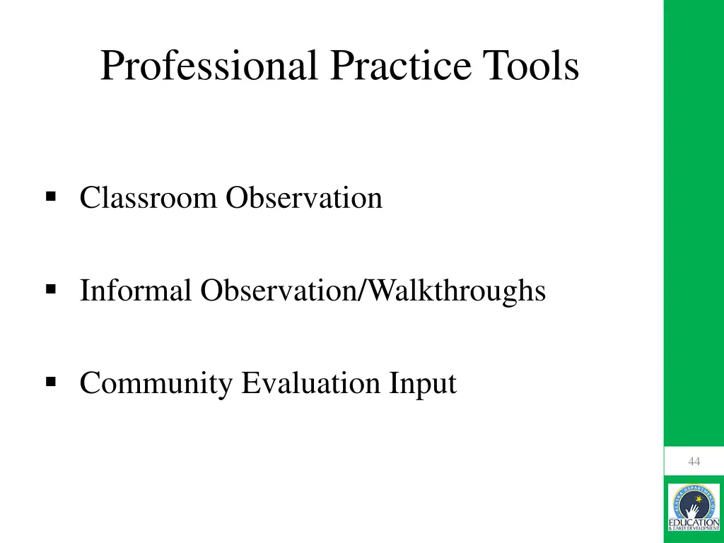 professional practice tools