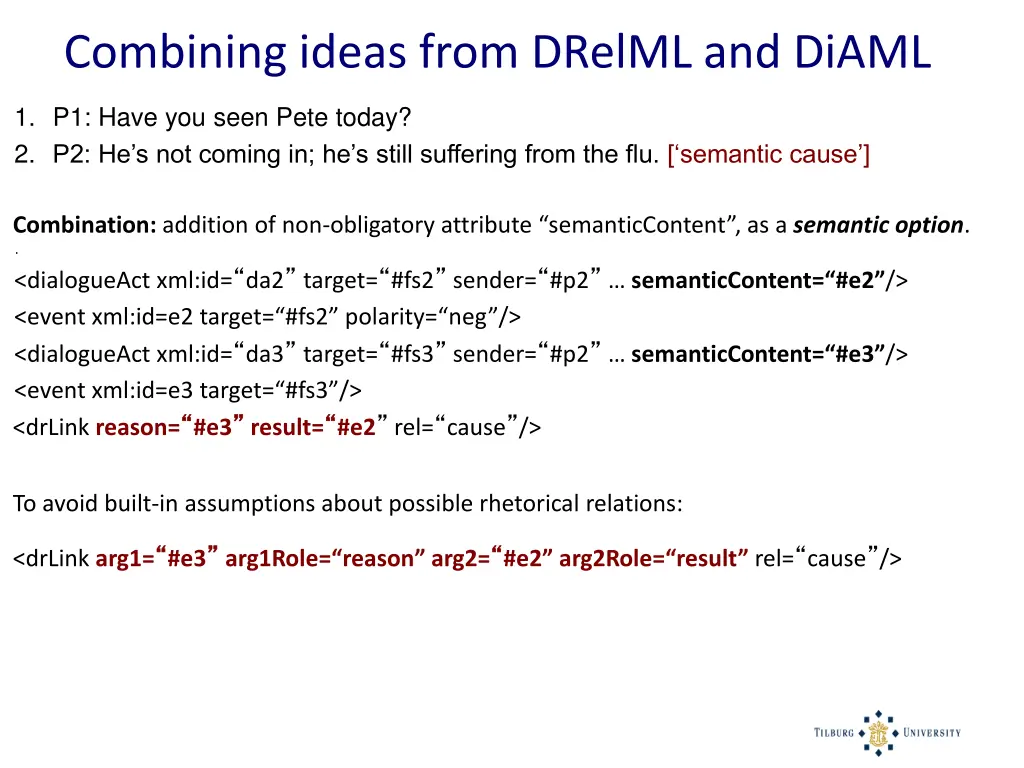 combining ideas from drelml and diaml 1
