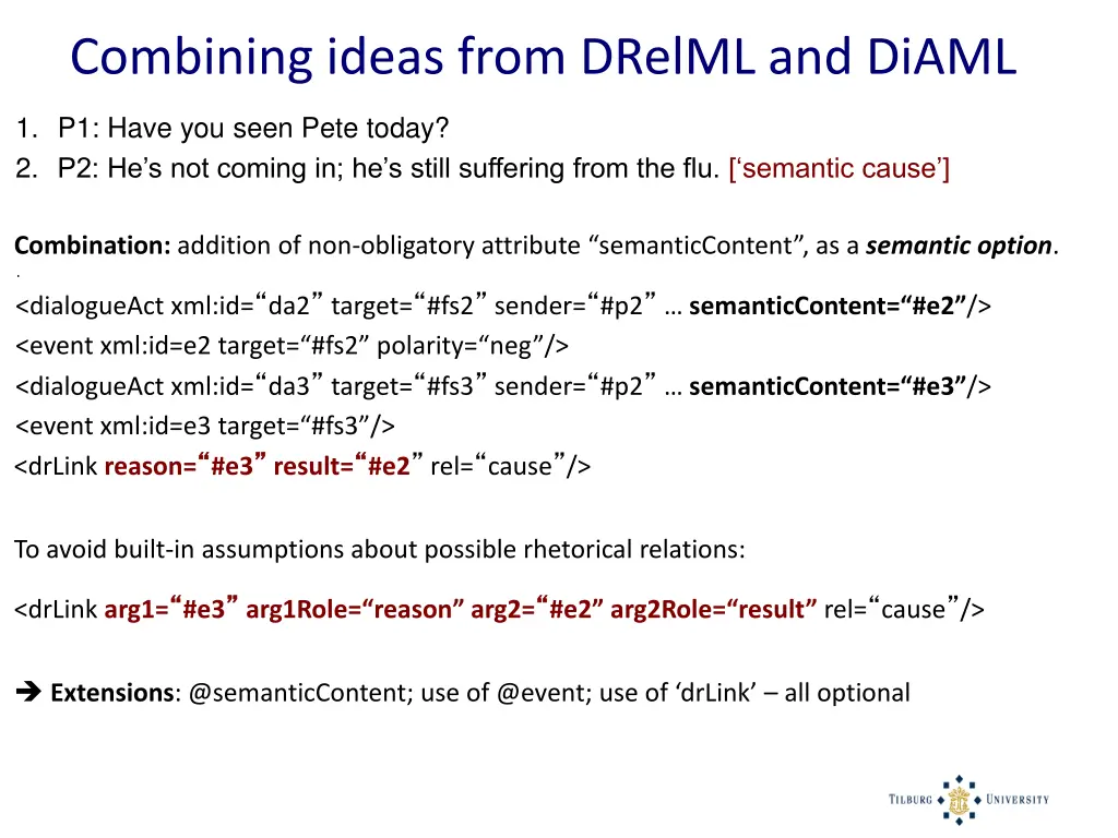 combining ideas from drelml and diaml 2