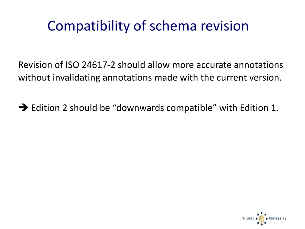 compatibility of schema revision