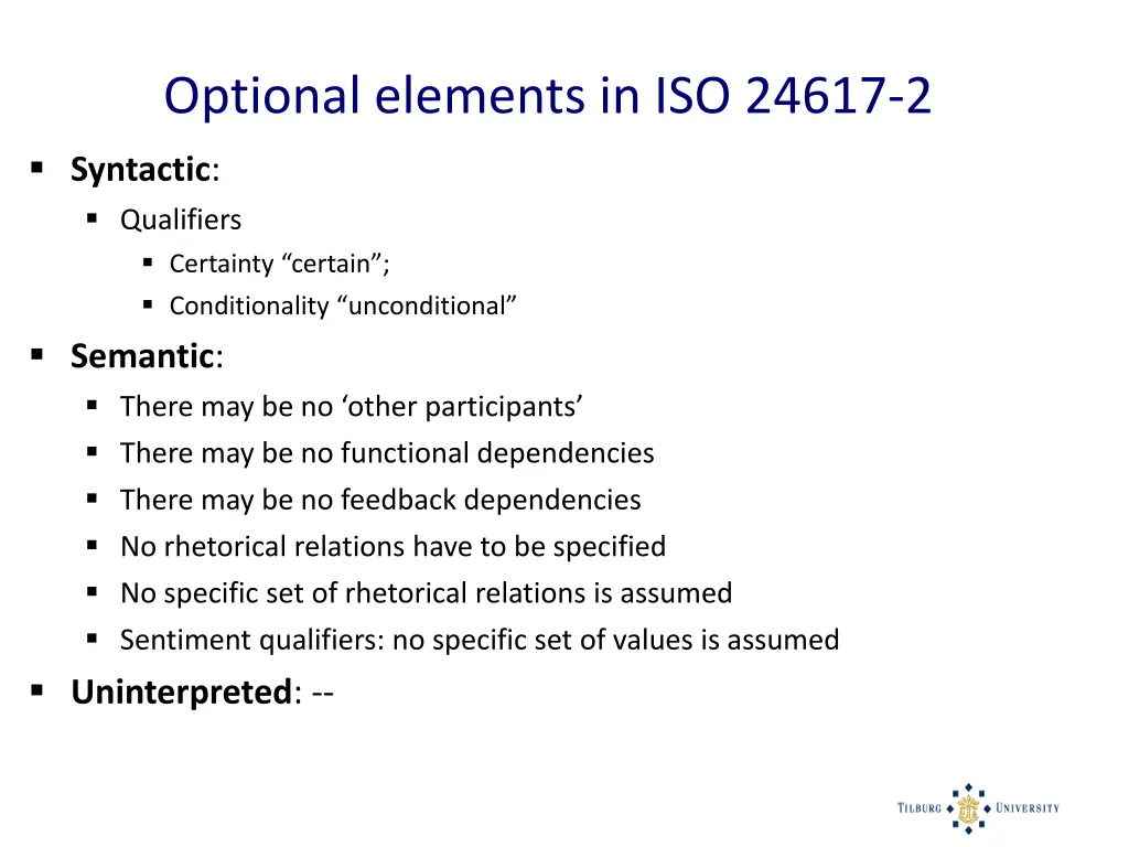 optional elements in iso 24617 2