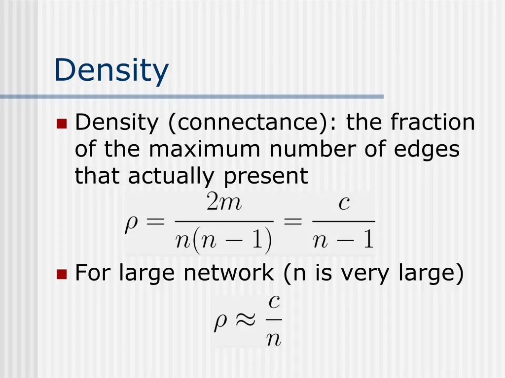 density
