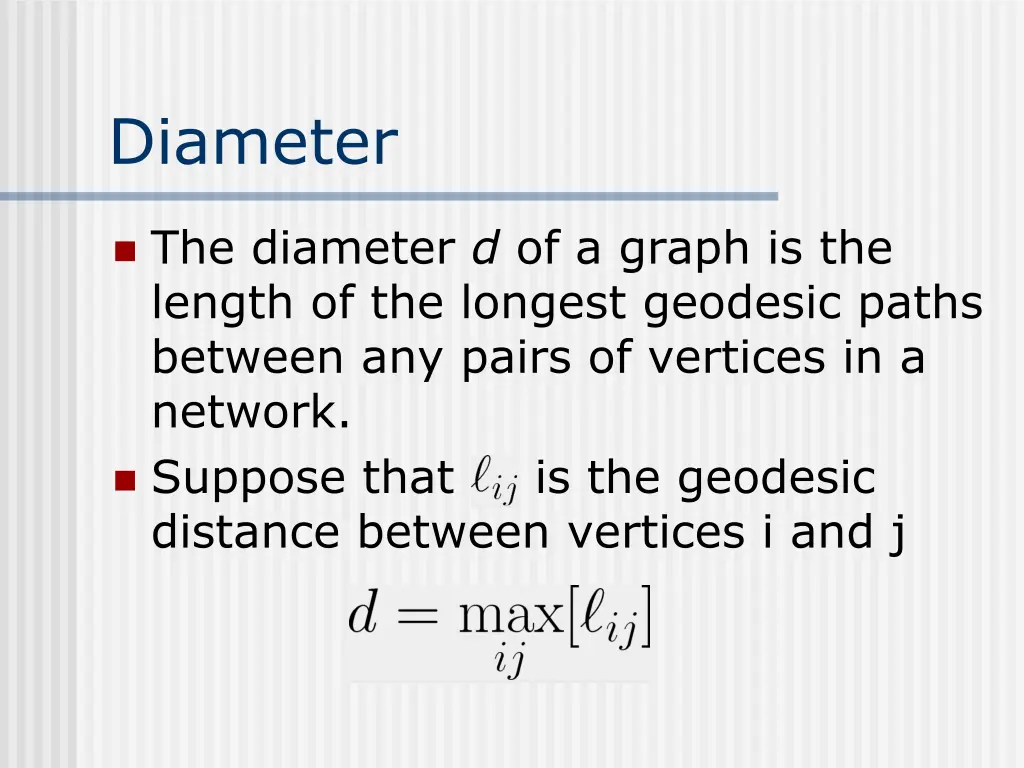 diameter