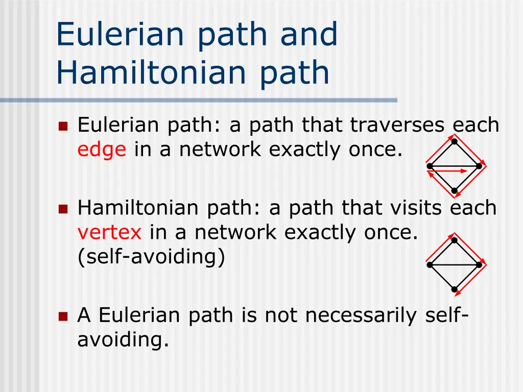 eulerian path and hamiltonian path