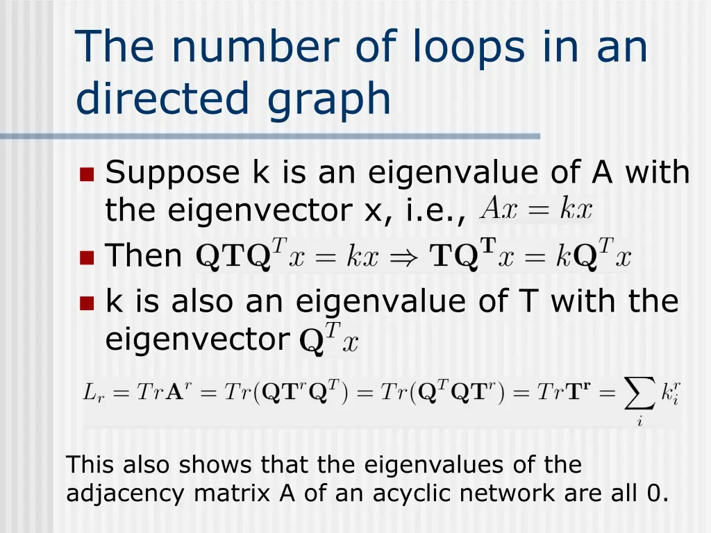 the number of loops in an directed graph 1
