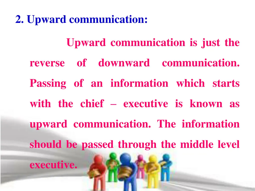 2 upward communication