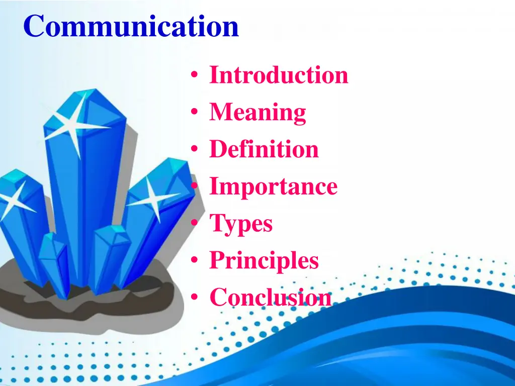 communication