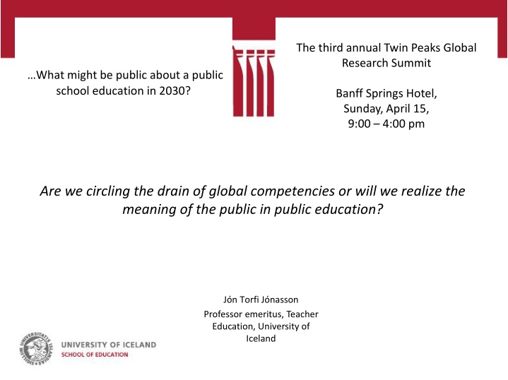 the third annual twin peaks global research summit