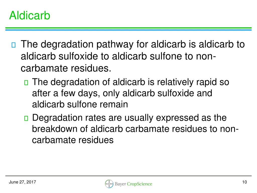 aldicarb
